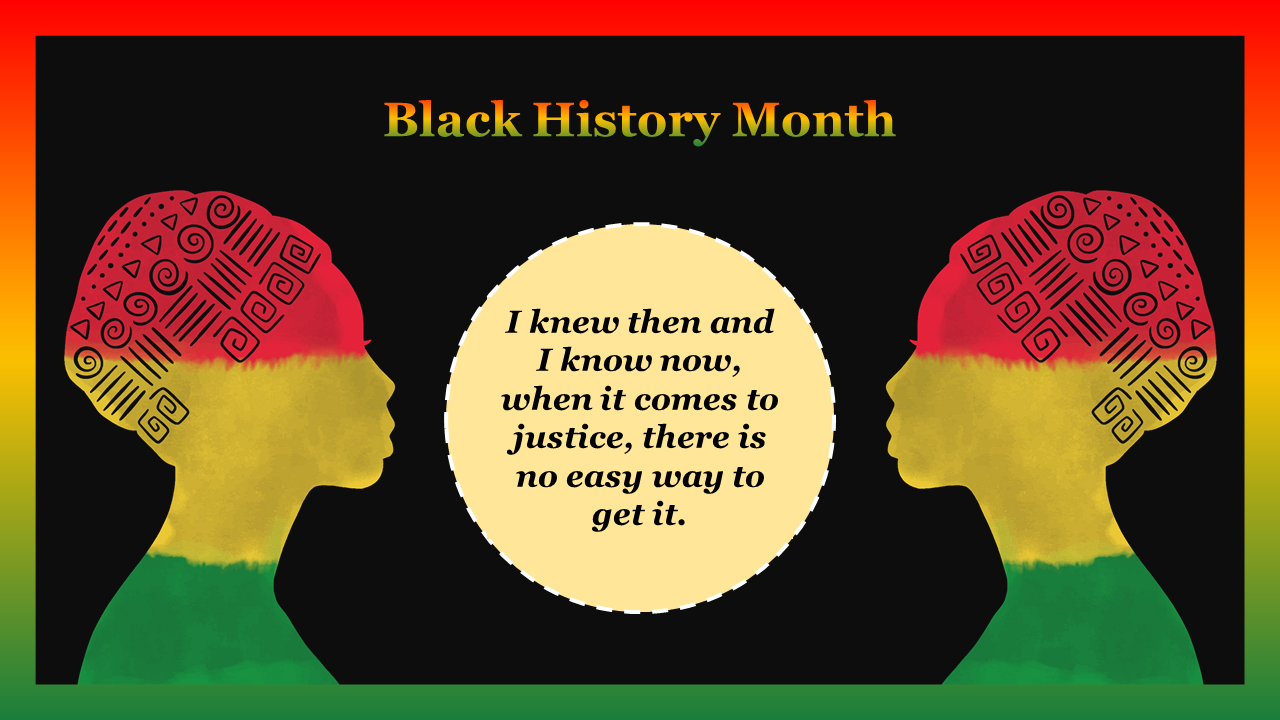 Stunning PowerPoint Templates Black History PPT Slide